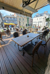 Restaurant vue sur mer à Deauville